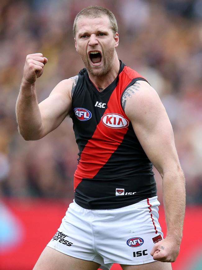 Jake Stringer is Essendn’s leading goalkickiner with 30. Picture: Michael Klein