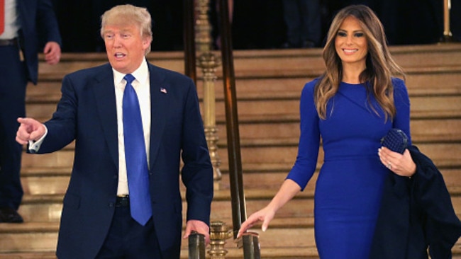 Republican presidential candidate Donald Trump and his wife Melania Picture: Chip Somodevilla/Getty