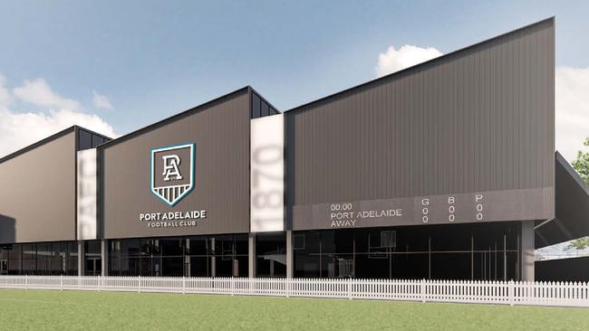 Images of Port Adelaide's proposed redevelopment of Alberton Oval