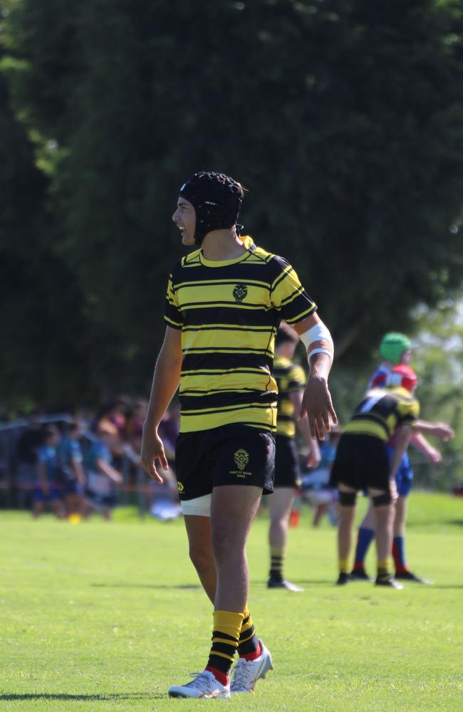 Ballymore Cup rugby action at the Albany Creek Brumbies Junior Rugby Union Club on Friday, April 12, 2024.