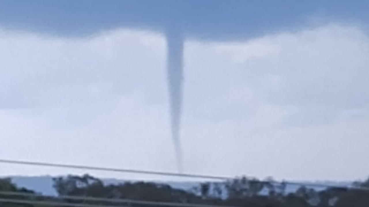 ‘Wow, swirly thing alert!’: Wild waterspout spotted off Qld coast