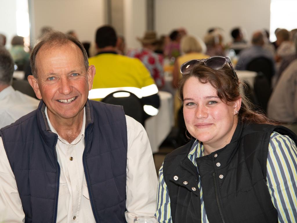 Graham Stevens and Madiline Heaven, representing the Wilsonton Agricultural Field Study Centre. Chronicle Garden Competition, awards presentation at Oaks Toowoomba Hotel.Thursday September 14, 2023