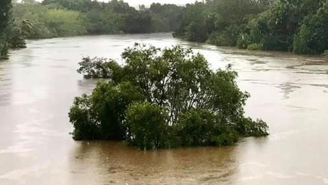 Lismore received nearly 100mm of rainfall on Wednesday afternoon. Picture: Chris Kitchener