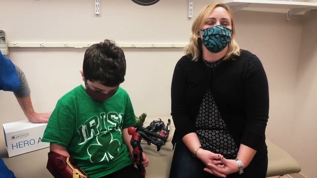 8-Year-Old Amputee Gets Iron Man Bionic Arm