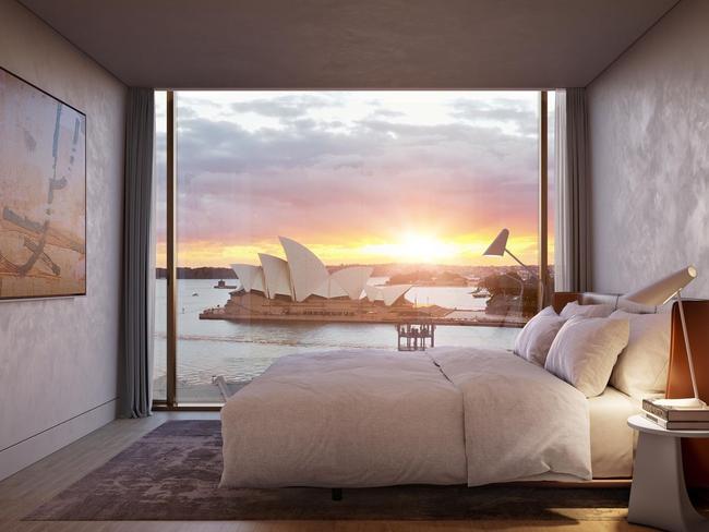The site's enviable position, coupled with floor-to-ceiling windows, provides priceless views.