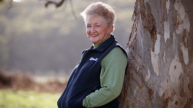 Lorraine Rosenberg at her Willunga Hill farm. Picture: Matt Turner