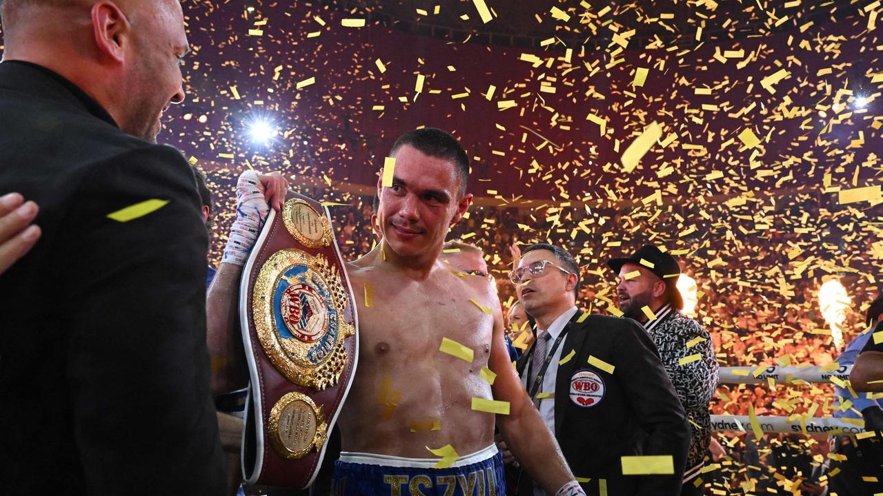 Tim Tszyu put the world on notice. (Photo by Saeed KHAN / AFP)