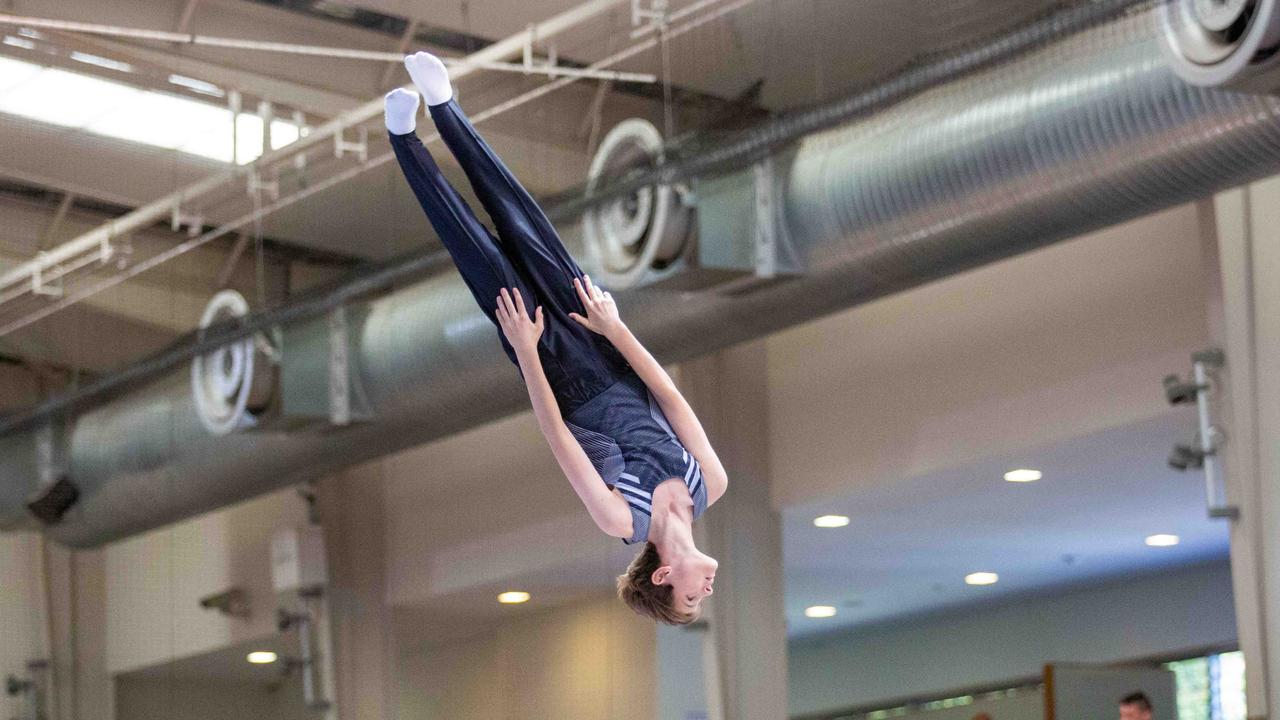 John Sterio is one of the Sunshine Coast's most exciting and talented young gymnasts. Picture: Samantha Hooper