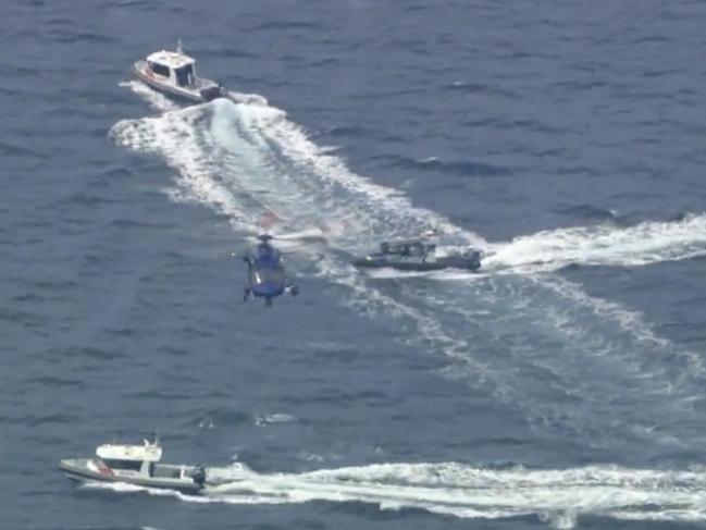 19/11/2023 Emergency services are investigating after a aircraft crashed into Port Phillip Bay off Victoria's Mornington Peninsula on Sunday, November 19, 2023. picture 9 News