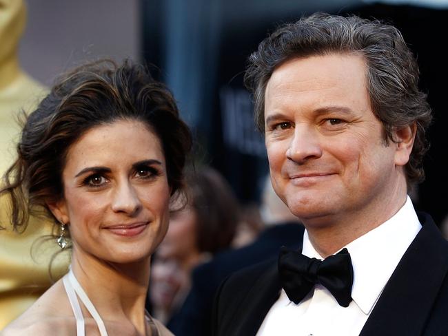 Colin Firth and his wife Livia Giuggioli are said to have reconciled. Picture: AP Photo/Matt Sayles