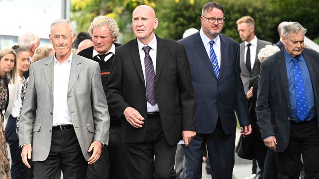 Ron Joseph’s funeral was attended by a veritable who’s who of the football world. Picture: Tony Gough