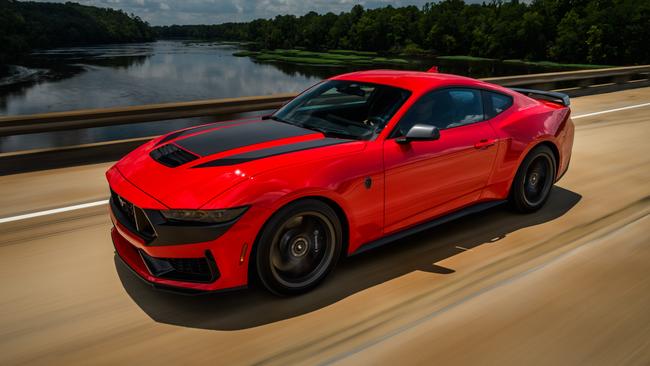 Ford’s Mustang will be the cheapest V8 on sale when it launches. Picture: Supplied.
