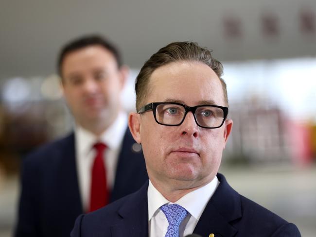 Qantas Group CEO Alan Joyce has been under pressure as the airline faces criticism for delays and lost luggage. Picture: NCA NewsWire / Damian Shaw