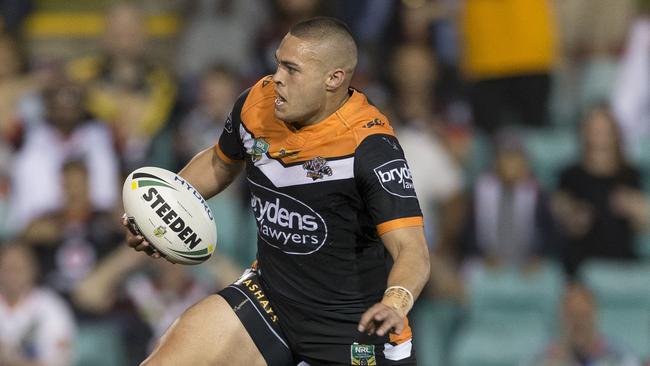 Tuimoala Lolohea has been relegated to the reserves by Wests Tigers this weekend.