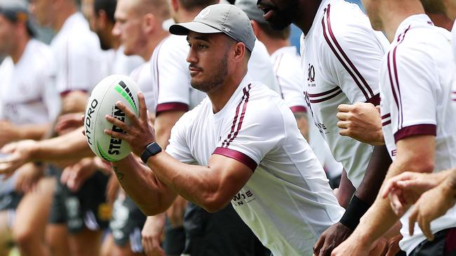 Valentine Holmes will play fullback for the Maroons in Game Two. Picture: NIGEL HALLETT