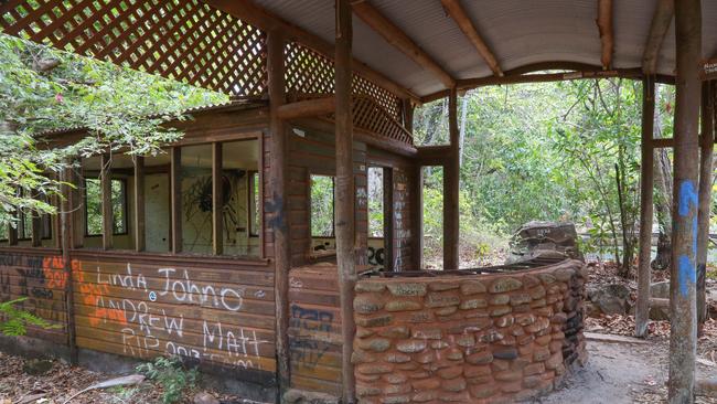 The main reception building at the abandoned Pajinka Wilderness Resort photographed in 2021. Cape York. Peter Carruthers