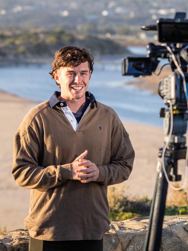 Ex-Crow Ned McHenry hosts Reel Talk on 7. Picture: Supplied