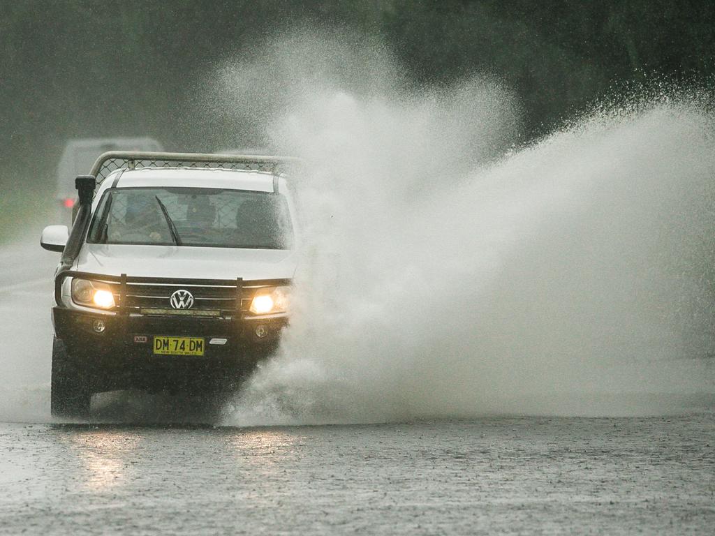 Heavy rain has created havoc in the northern rivers region. Picture: NewsWire / Glenn Campbell