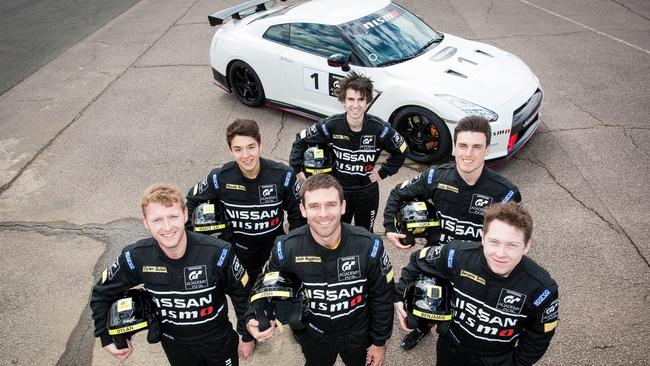 Australia’s six finalists for the Nissan GT Academy.