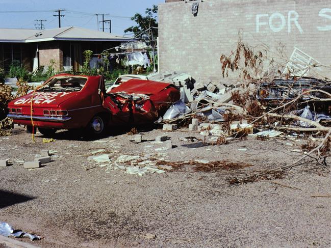 Survivors of the cyclone gathered on Wednesday to mark 50 years on. Picture: Supplied