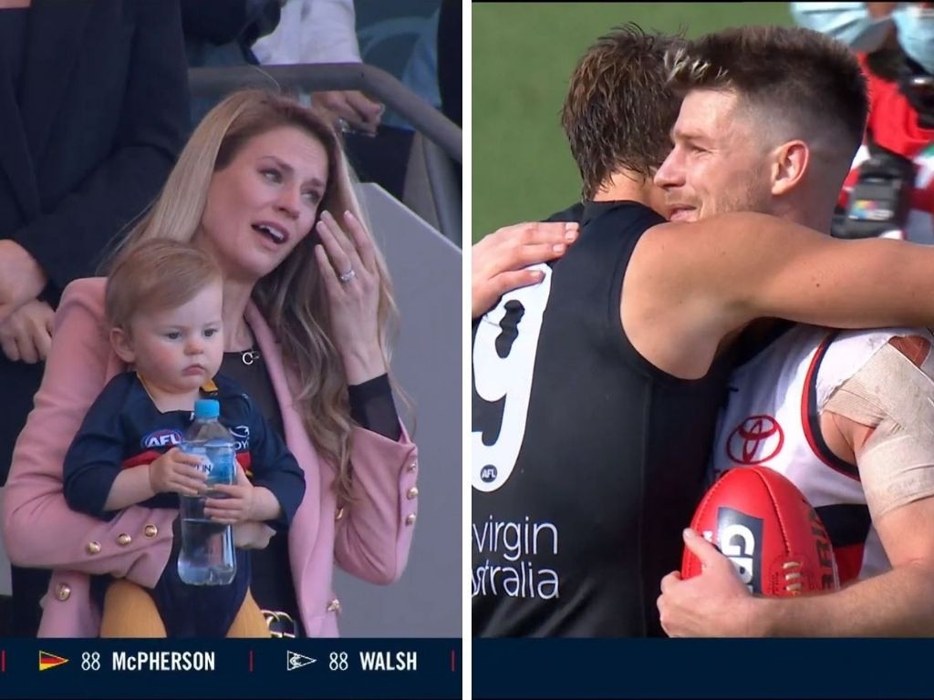 Emotional scenes as Bryce Gibbs' final game comes to an end