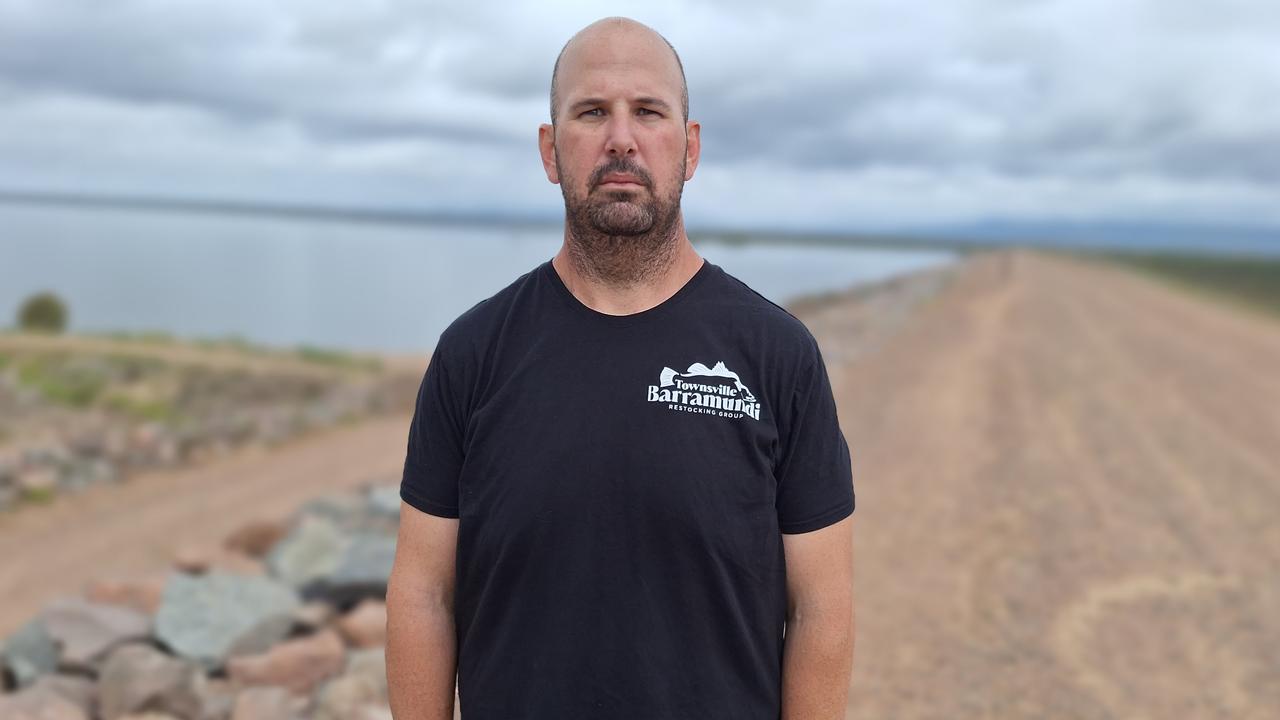 Townsville Fish Restocking Group president Rhyce Bullimore at Ross River Dam. Picture: Chris Burns