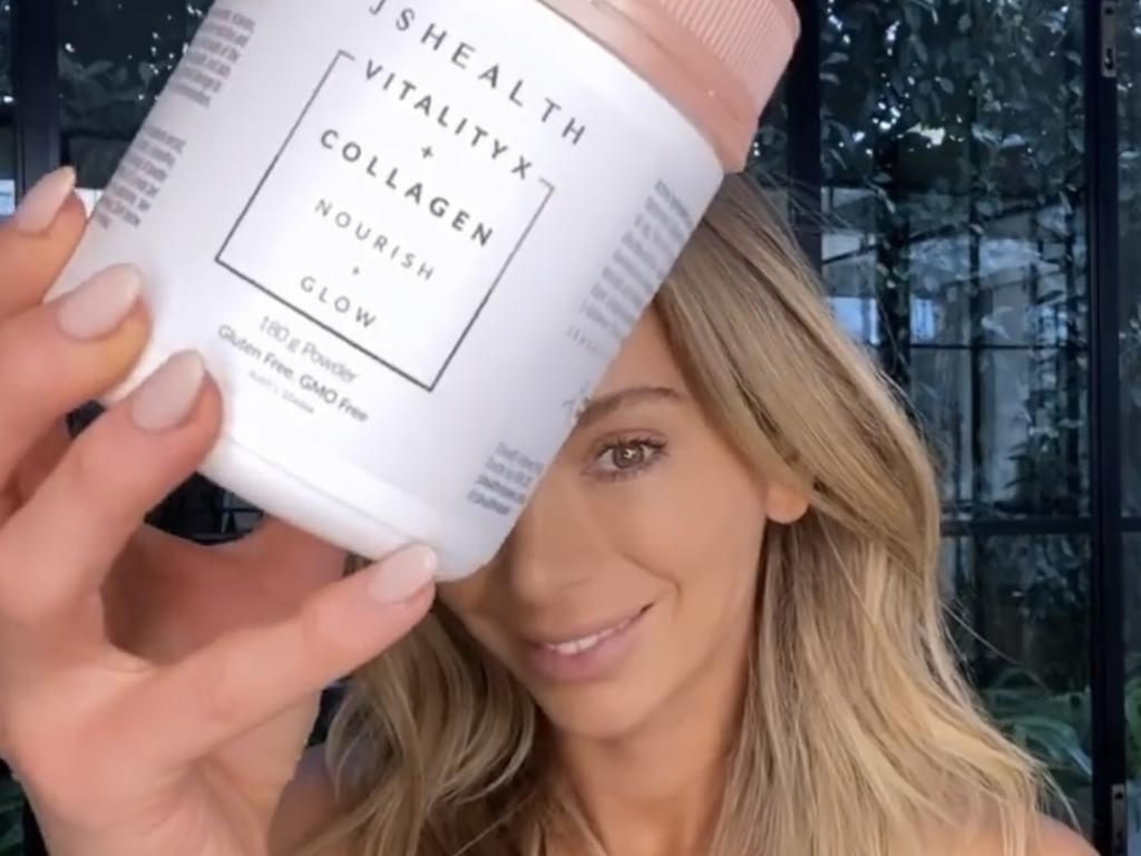 Nadia Bartel was dropped from JS Health Vitamins after last year’s white powder video emerged.