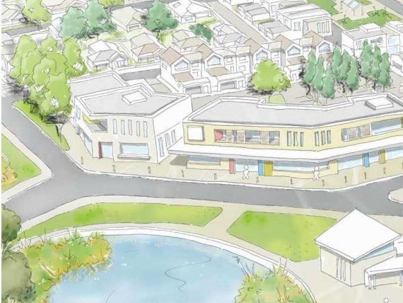 Maiden Gully neighbourhood activity centre could be on the cards if council supports a motion: Supplied artist impression on the potential site