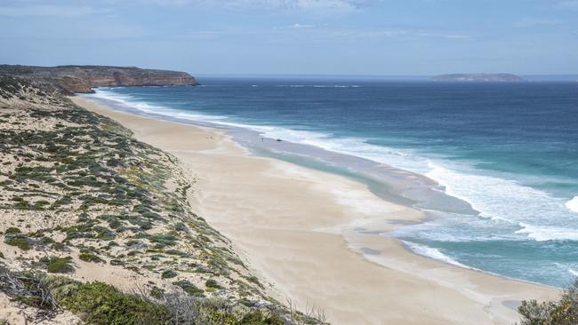 West Cape Headland in Innes National Park, would form part of a new open-range sanctuary under the Great Southern Ark project, planned for the Yorke Peninsula. Picture: Tourism Australia