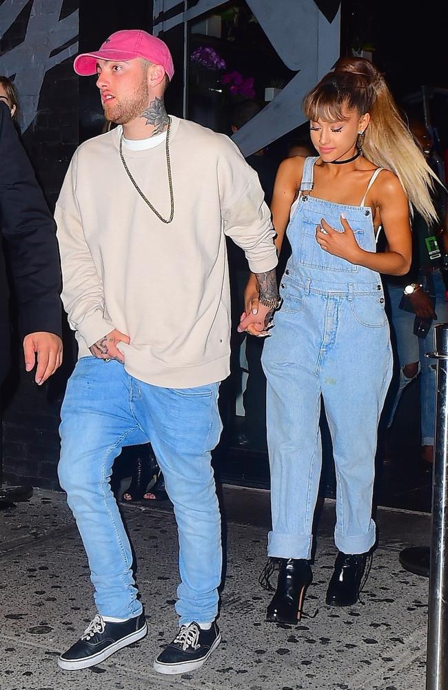 Ariana Grande and Mac Miller in happier times.
