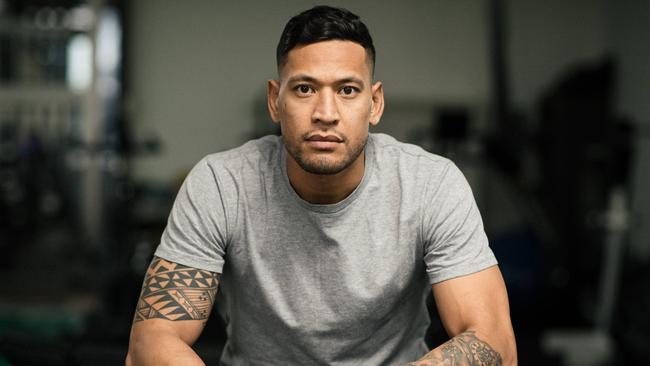 Israel Folau wants an apology from Rugby Australia. Picture: James Elsby