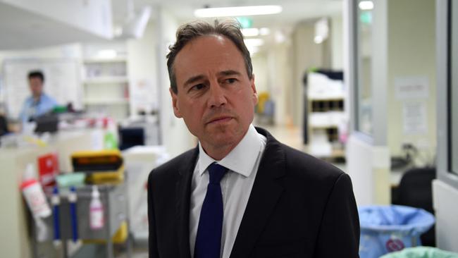 Federal Health Minister Greg Hunt. Picture: File/AAP