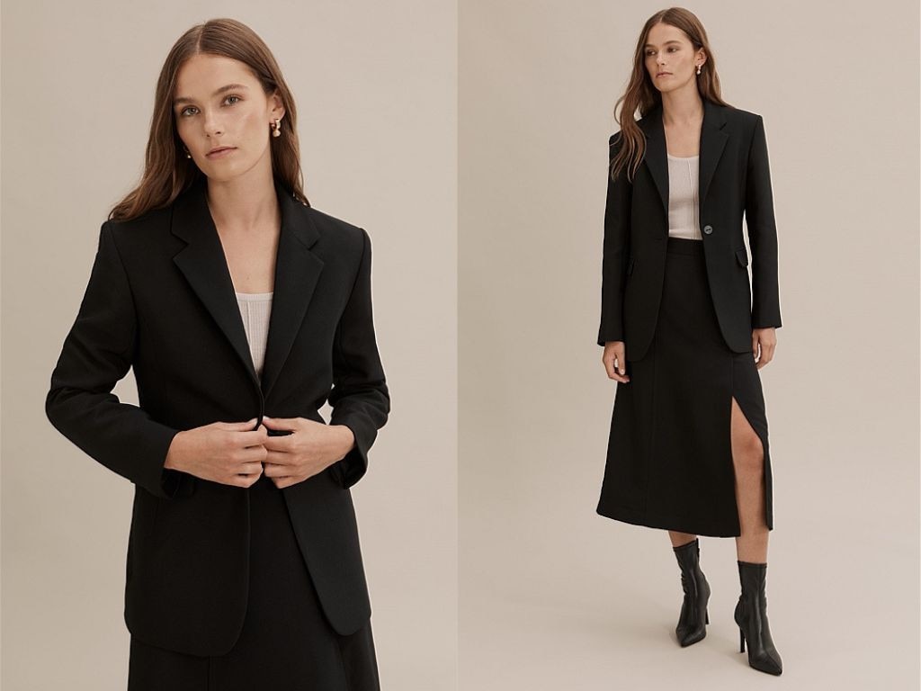 A great black blazer can take you from day to night with ease.