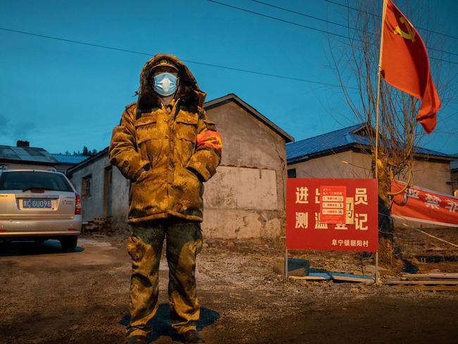 The border city of Suifenhe, in China's northeastern Heilongjiang province, has been hit by a cluster of COVID-19 cases. Picture: AFP