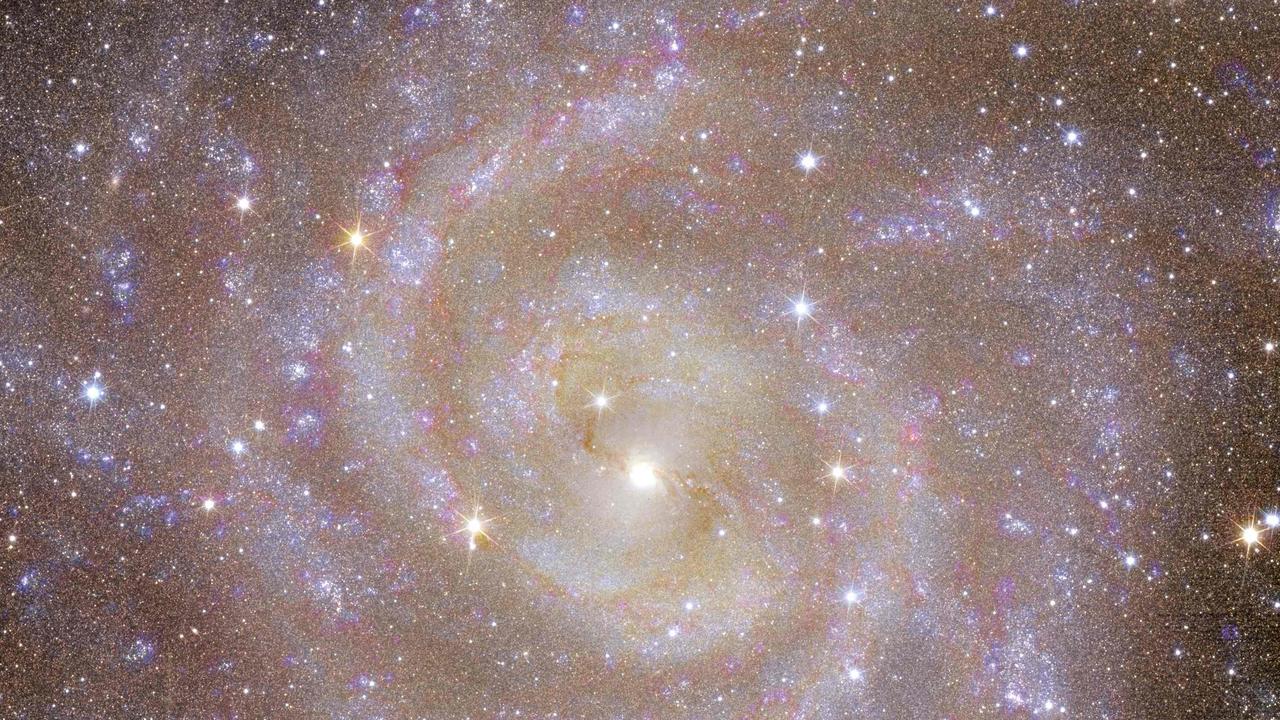Spiral galaxy IC 342 looks similar to our own galaxy. Picture: ESA/Euclid/Euclid Consortium/NASA/AFP
