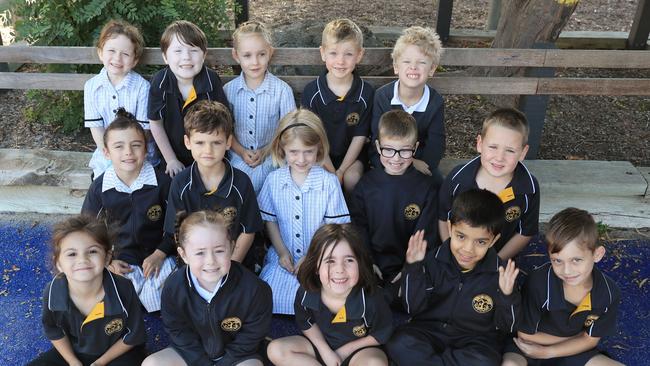 Lara Primary School Prep S Back row from left to right: Aaliyah Carr, Austin Collins, Matilda Smith, James Whitworth, James Corbett Middle row from left to right: Harper Tompkins, Reuben Jelbart, Chloe Tate, Zayne Layton, Sullivan Hutchings Front row from left to right: Ivy Di Battista, Harper Green, Heidi Greenwood, Viraj Pombra, Sonny Hughes Picture Mark Wilson