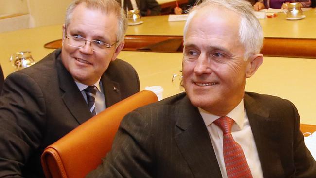 Prime Minister Malcolm Turnbull and Treasurer Scott Morrison say everything is ‘on the table.’ Picture: Gary Ramage