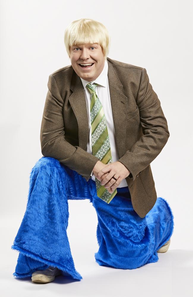 Nice pants! Peter Helliar’s promo shot for his Big Boy Pants comedy show.