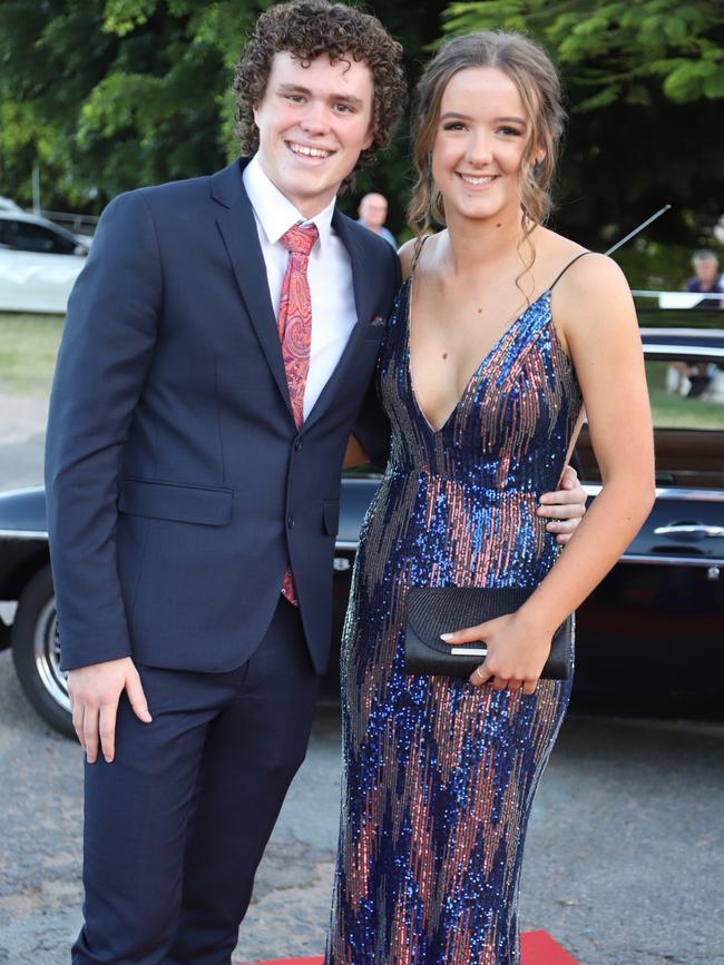 Belle and Jack Cantle at the James Nash State High School formal 2022.