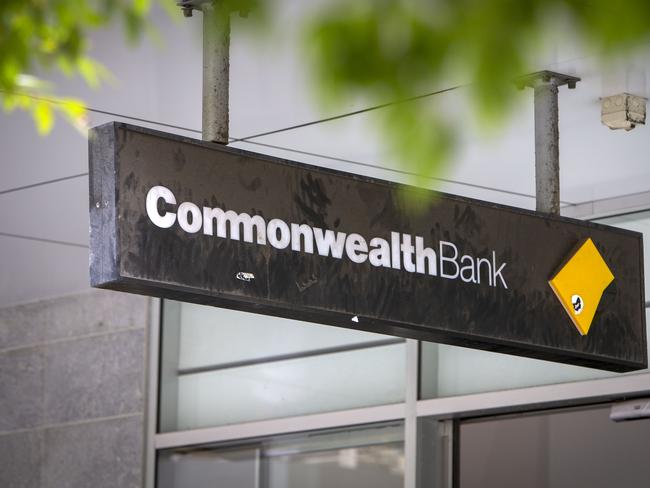 ADELAIDE, AUSTRALIA - NewsWire Photos NOVEMBER 15, 2021: The Commonwealth Bank Signage and Logo at the Rundle Mall Branch, Adelaide, South Australia. Picture NCA NewsWire / Emma Brasier.