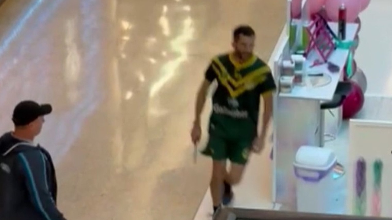 Joel Cauchi went on a violent rampage through the shopping centre. Picture: 9 News