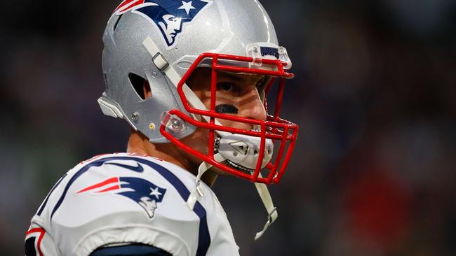 Rob Gronkowski during Super Bowl LII. Picture: Getty Images.