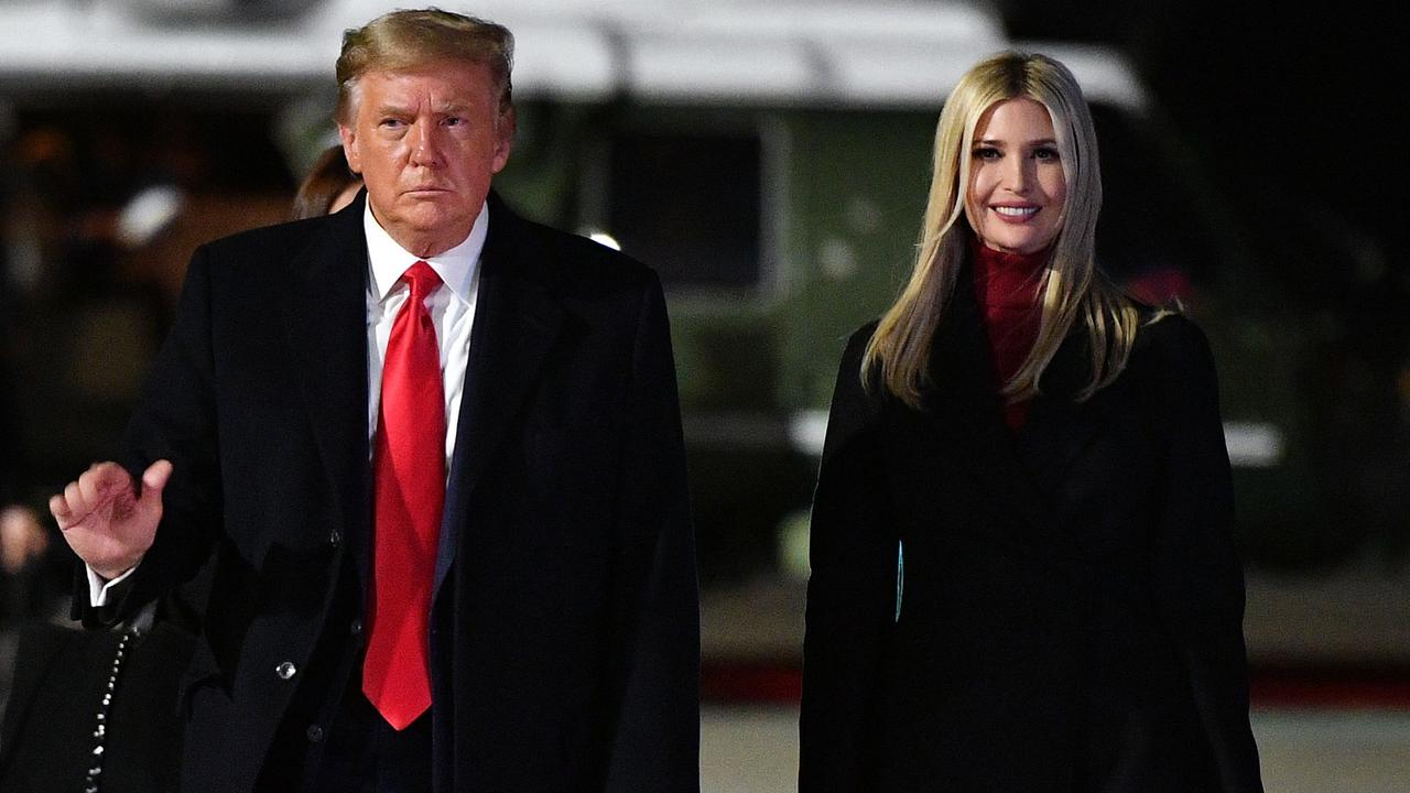 Ivanka Trump heavily lobbied her father over the list of 140 pardons and commutations, a report claims. Picture: Mandel Ngan / AFP