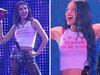 Singer’s cheeky crop top wows at Aussie gig