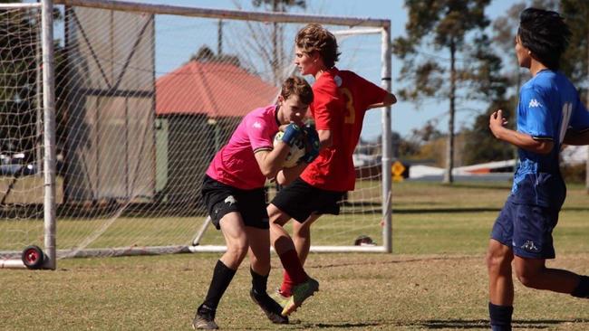 Max Lomas (pictured keeping for the SWQ Thunder U16 squad) will be a key player for Toowoomba Grammar this season.