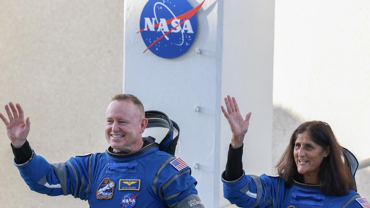 The last time Butch Wilmore and Suni Williams had their feet on the ground they were leaving Florida on a Boeing Starliner spacecraft in June last year. Picture: Joe Raedle/Getty Images