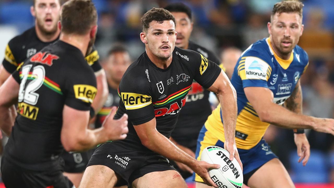 Nathan Cleary is vital to Penrith’s hopes in the finals. Picture: Chris Hyde/Getty Images