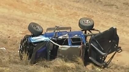 A 52-year-old Murray Mallee man has died following a serious single car crash at Lameroo. Picture: 7NEWS