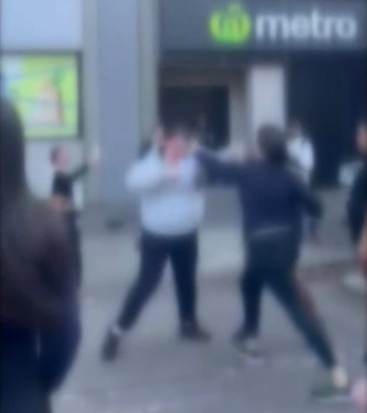 A woman has been charged after video of two wild brawls linked to a football game in Sydney’s inner city was shared online. Picture: Supplied