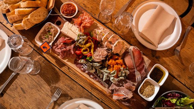 One of the sharing plates on offer at The Prairie Hotel in Parachilna. Picture: Tourism Australia